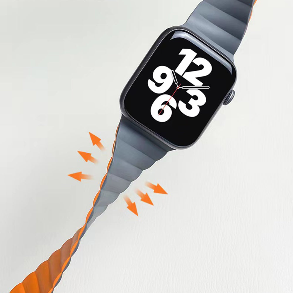 MUTURAL Molan Series Magnetic Sweatproof Watch Band Adjustable Silicone Wrist Strap for Apple Watch Ultra 2 49mm Series 9 45mm SE (2023) 44mm Ultra 49mm Series 8 45mm 7 45mm 6 5 4 SE 44mm SE (2022) 44mm 3 2 1 42mm MUTURAL Molan Series Magnetic Sweatproof Watch Band Adjustable Silicone Wrist Strap for Apple Watch Ultra 2 49mm Series 9 45mm SE (2023) 44mm Ultra 49mm Series 8 45mm 7 45mm 6 5 4 SE 44mm SE (2022) 44mm 3 2 1 42mm